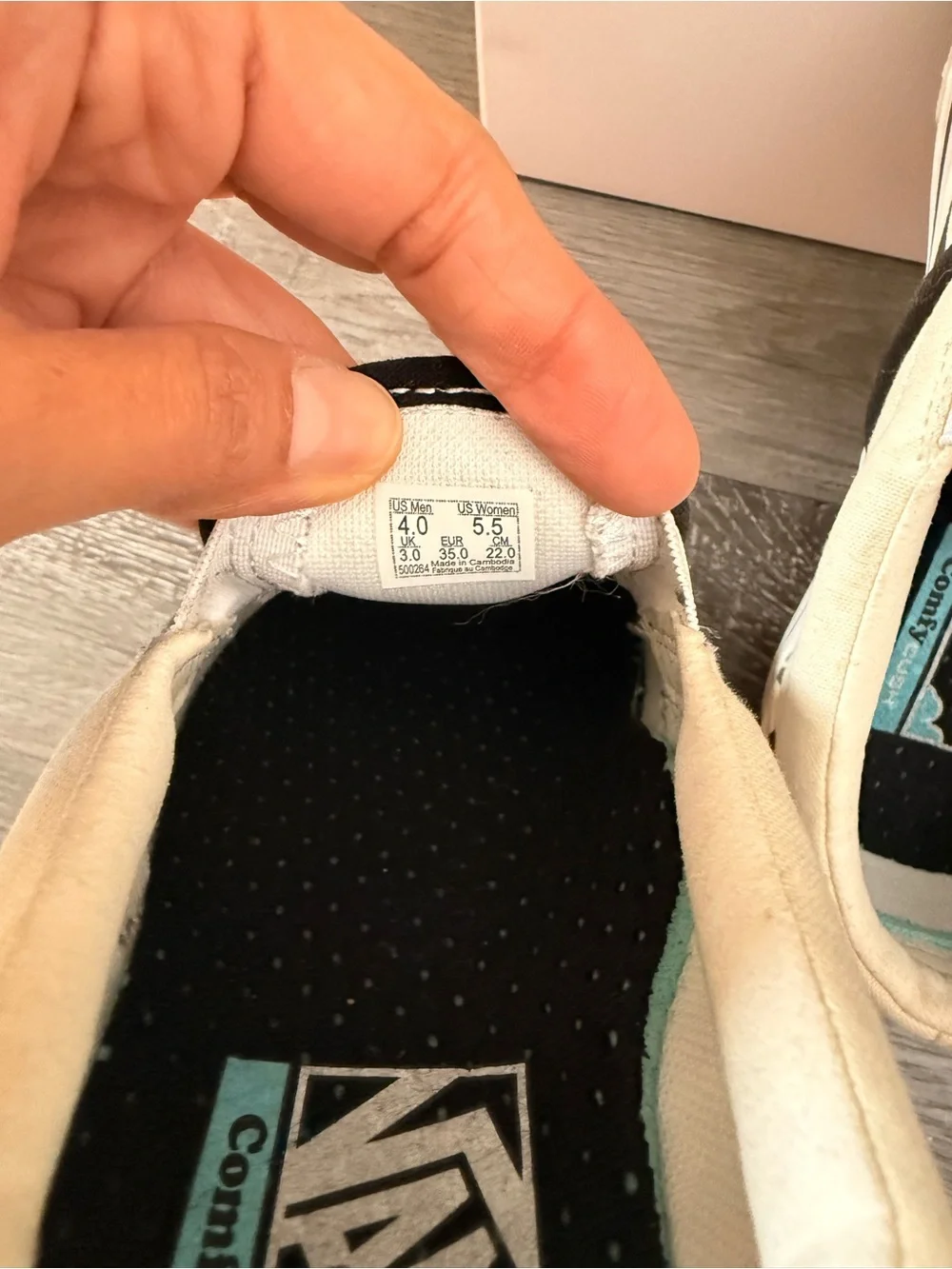 Vans Checkerboard Slip-On Loafers - Black & White